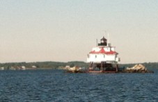 The Thomas Point Light may be the most famous and photographed on Chesapeake Bay.
